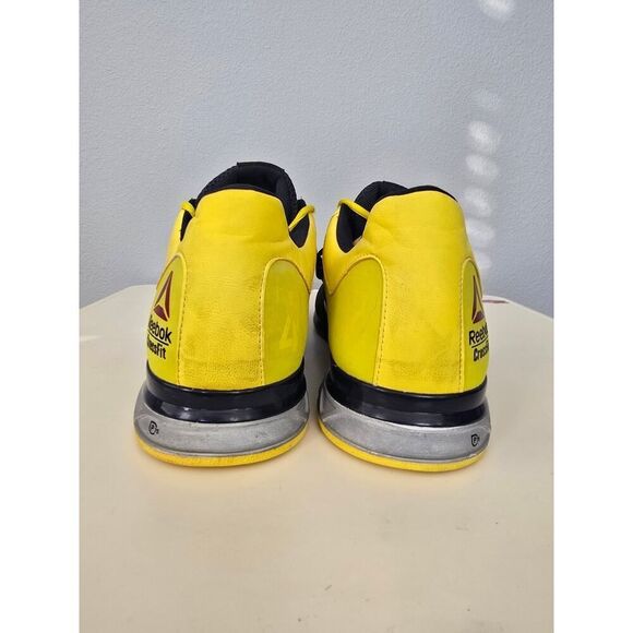 Reebok CF74 CrossFit Lifter Men’s Size 12 Yellow/Black Weightlifting Shoes P75